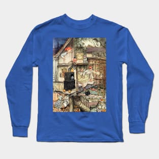 The Goblin and the Provision Dealer - Arthur Rackham Long Sleeve T-Shirt